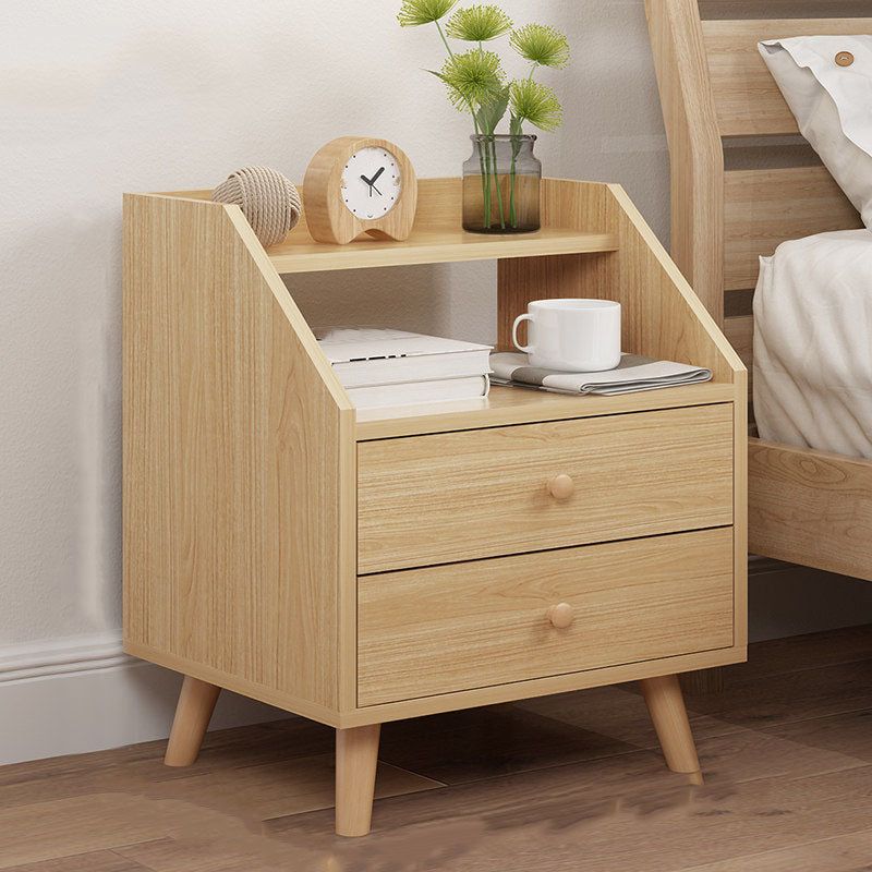 Mid-Century Oak Nightstand