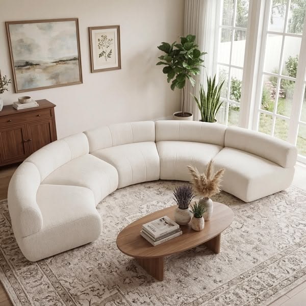 Aria Channel Curved Sectional