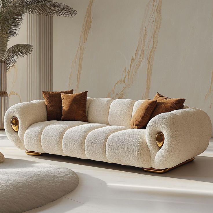 Biarritz Channel-Tufted Luxury Sofa